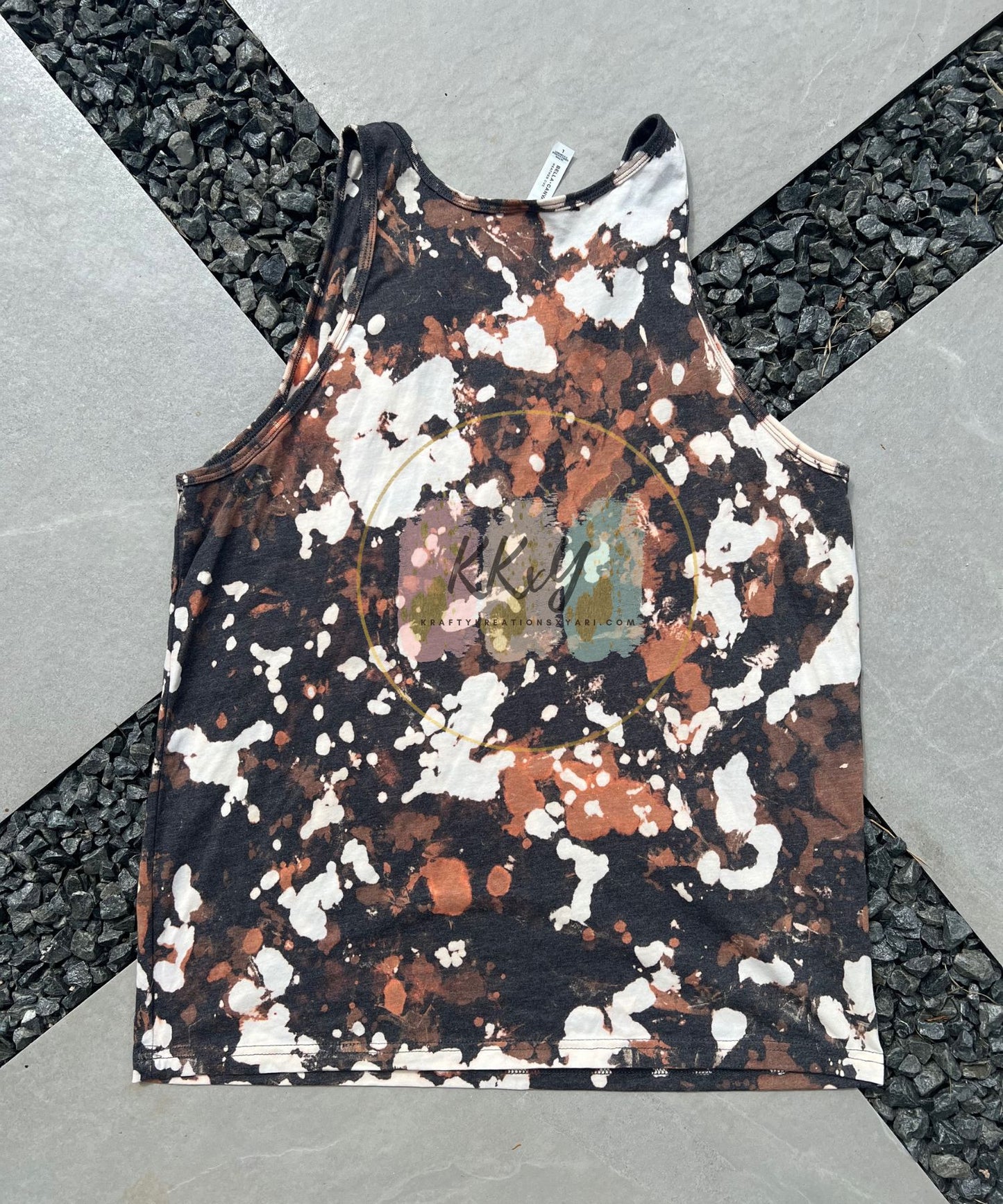 Gray Cowhide Tank