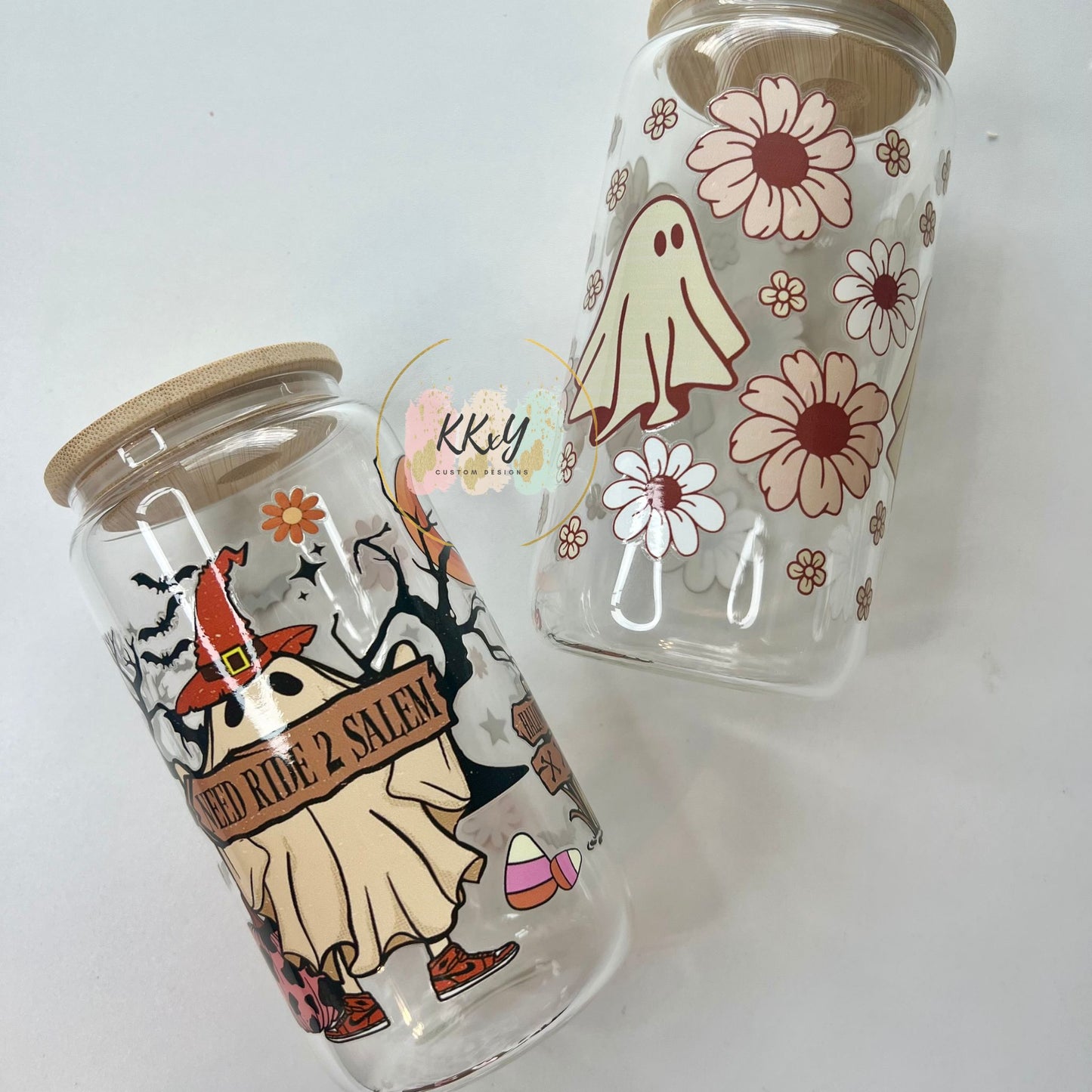 Spooky Glass Tumblers