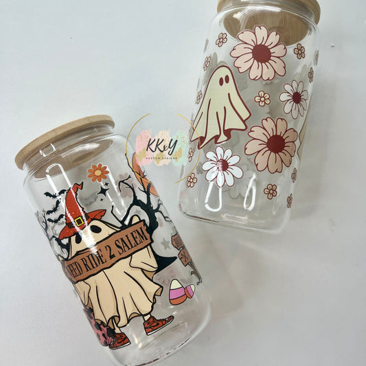 Spooky Glass Tumblers