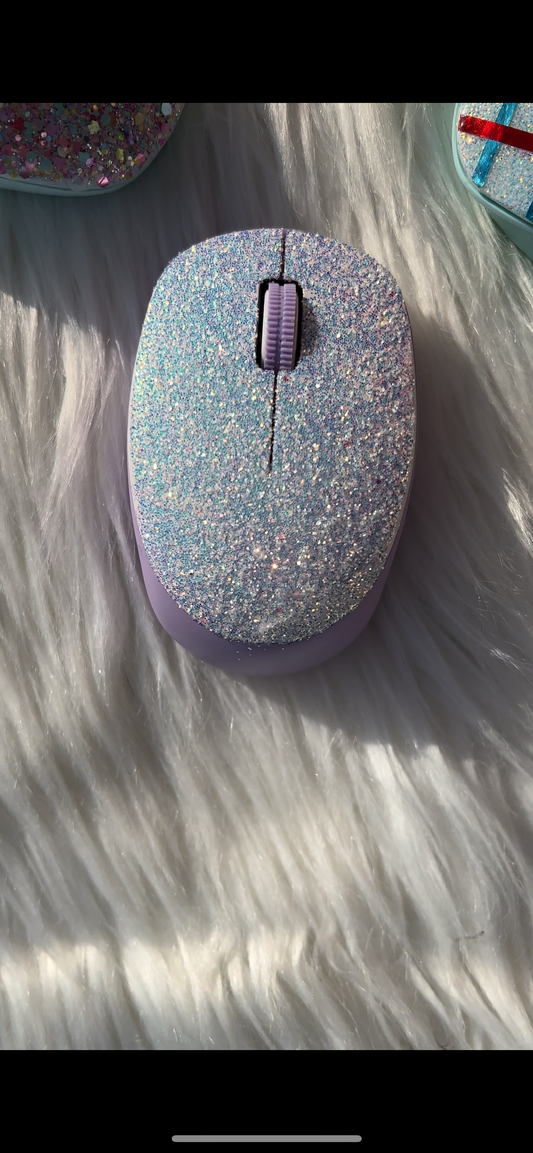 Iridescent White Mouse